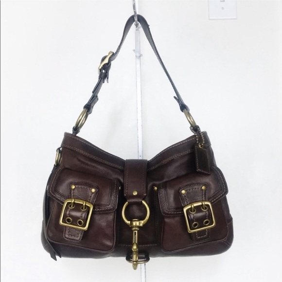Coach Handbags - Coach Legacy Rich Brown Mandy Vachetta Leather Hobo Shoulder Bag Style #7458